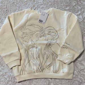 H&M Cream Graphic Women's Sweater